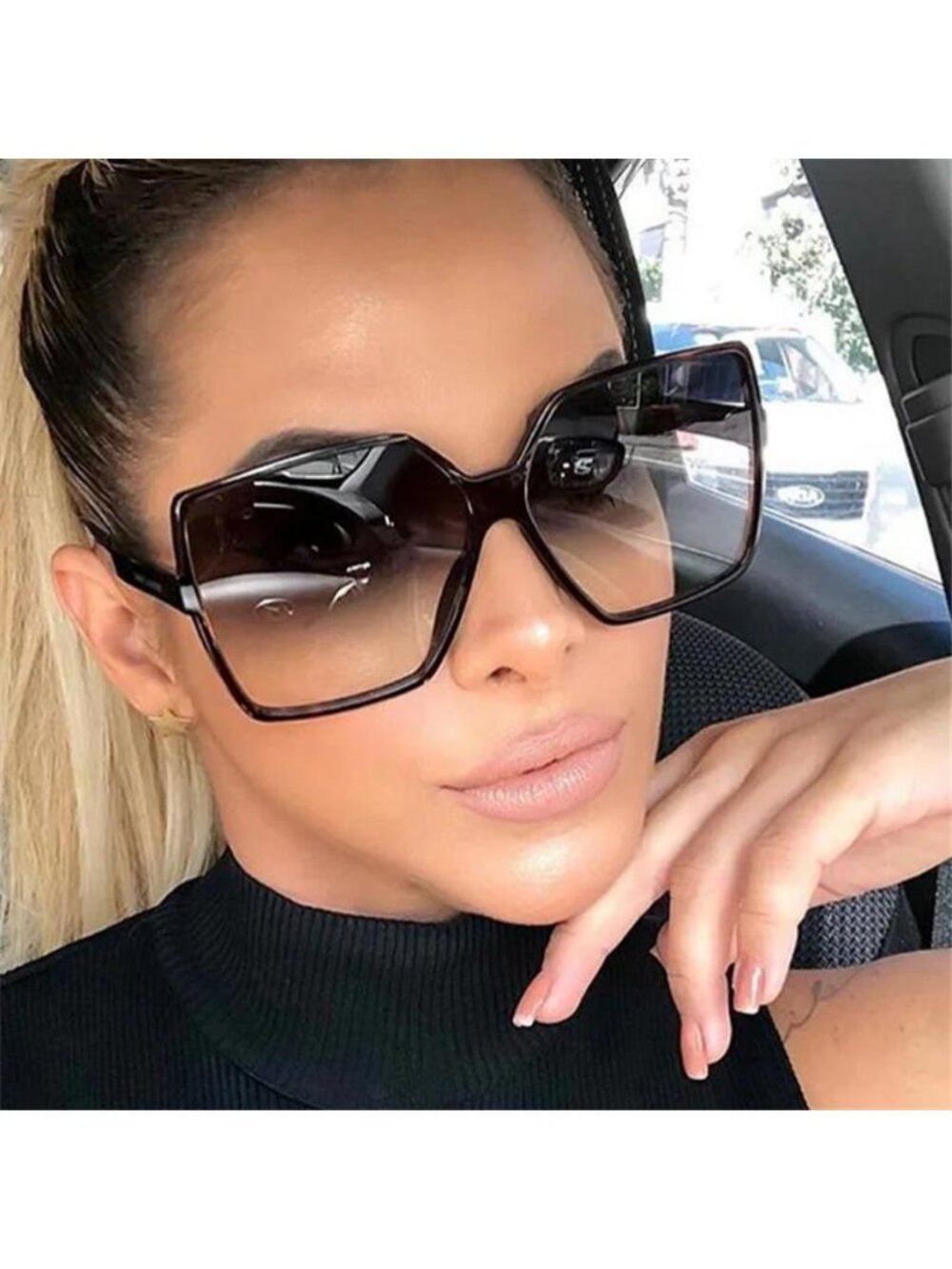 Luxury Big Square Sunglasses